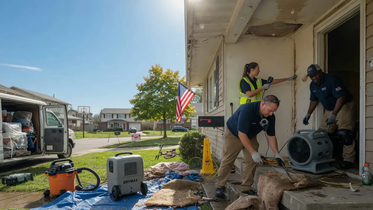 Water Damage Restoration in Goldsmith, IN near me